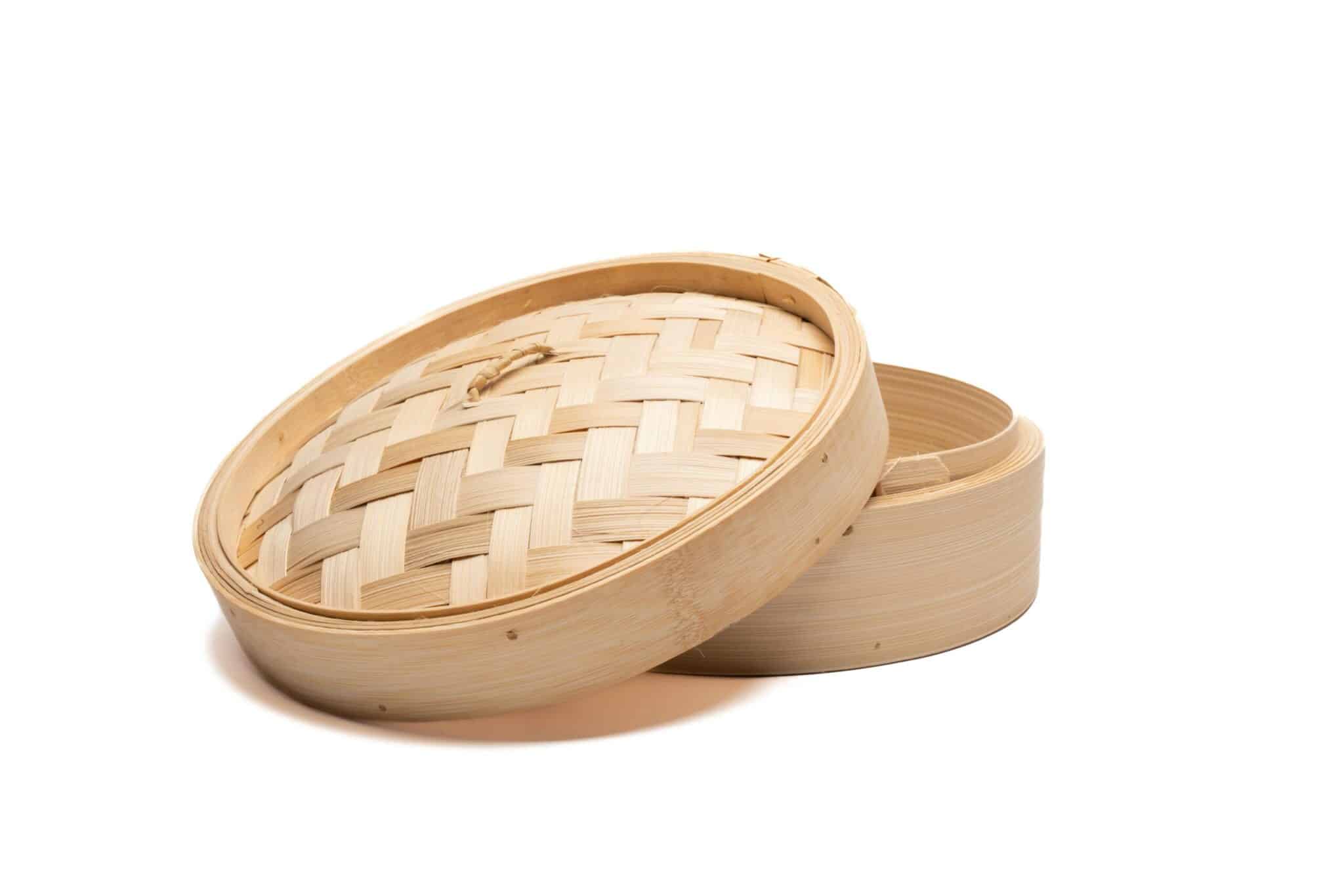 Stoommandje met deksel 25cm