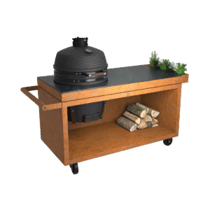 OFYR 150 kamado tafel  pro+ cortenstaal