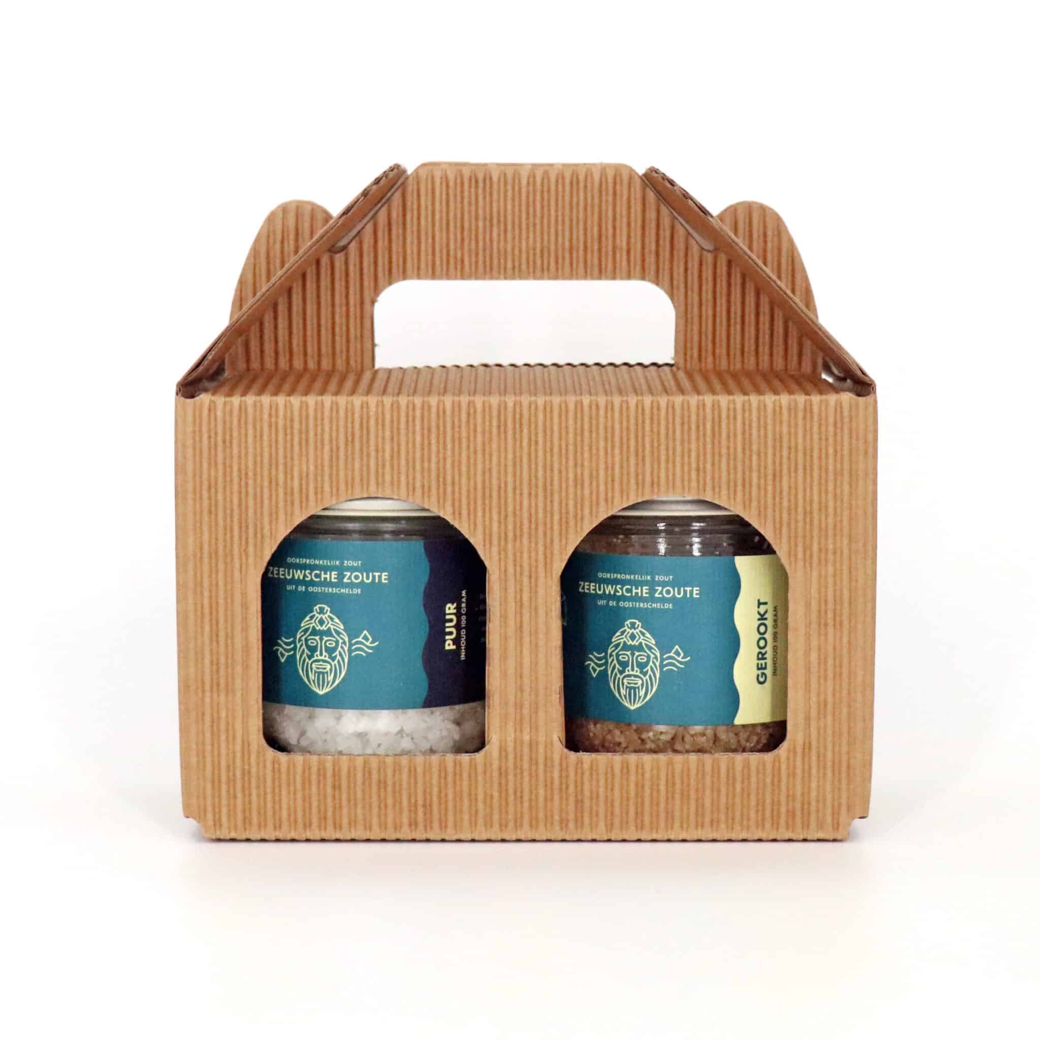 Duo set gerookt en puur zout