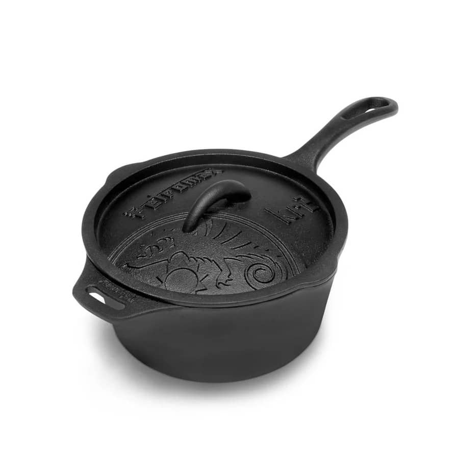 Gietijzeren steelpan met deksel Petromax 2 Liter