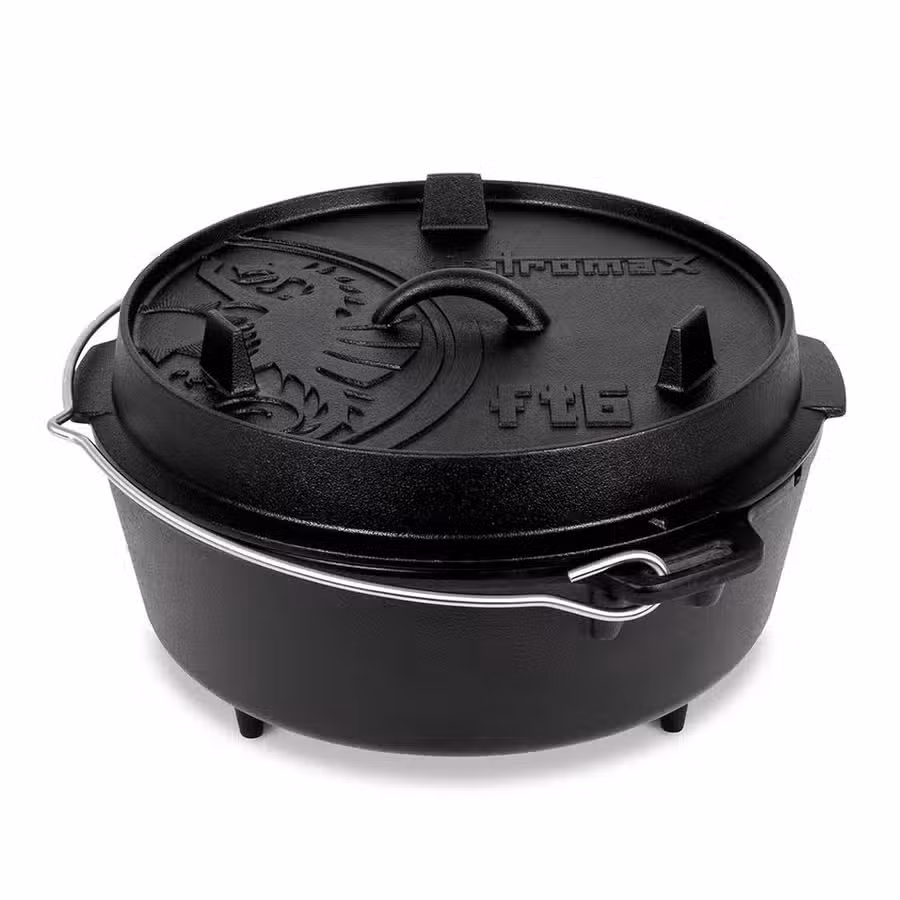 Gietijzeren Dutch Oven met pootjes Petromax 5,5 Liter