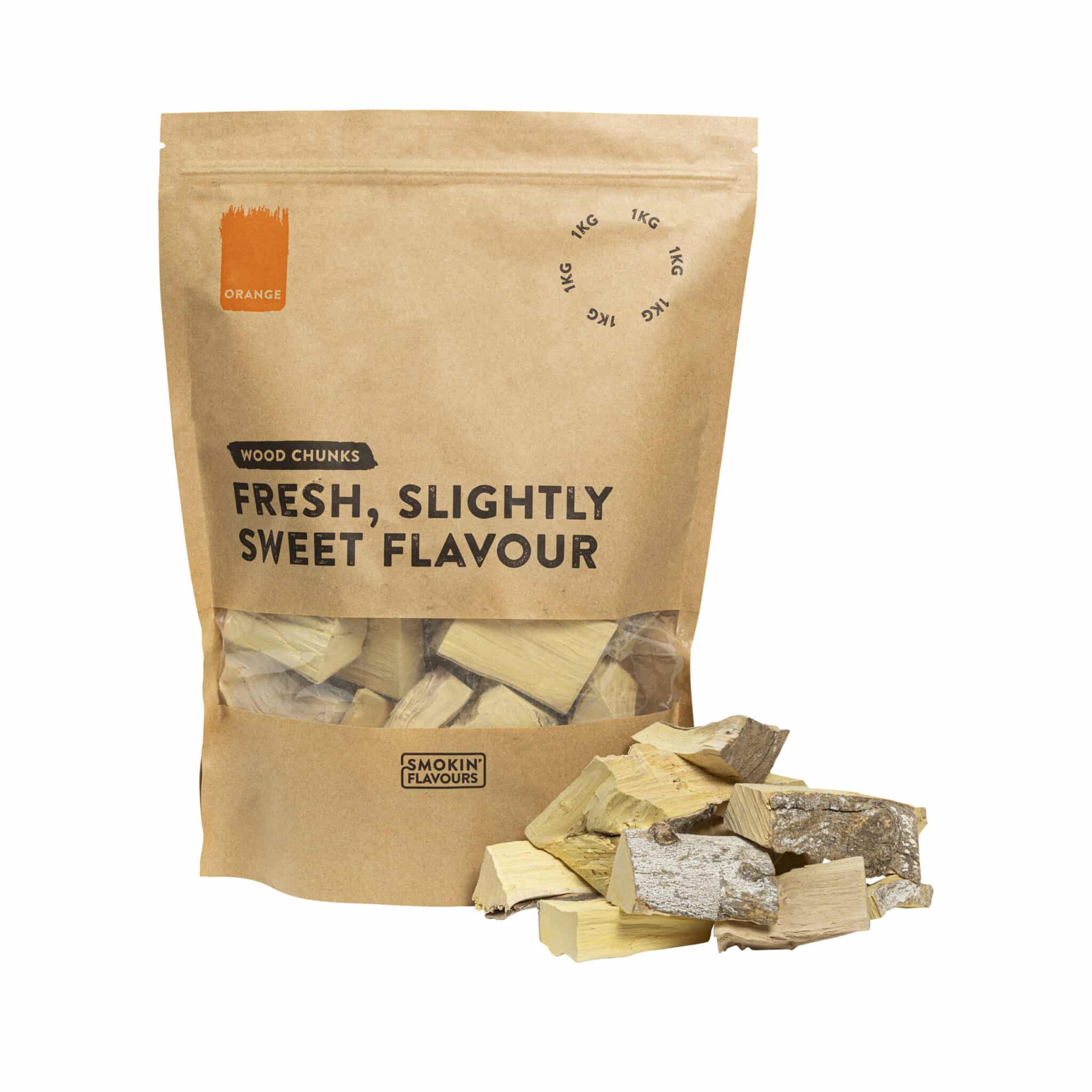 Smokin' Flavours rookchunks sinaasappel 1kg