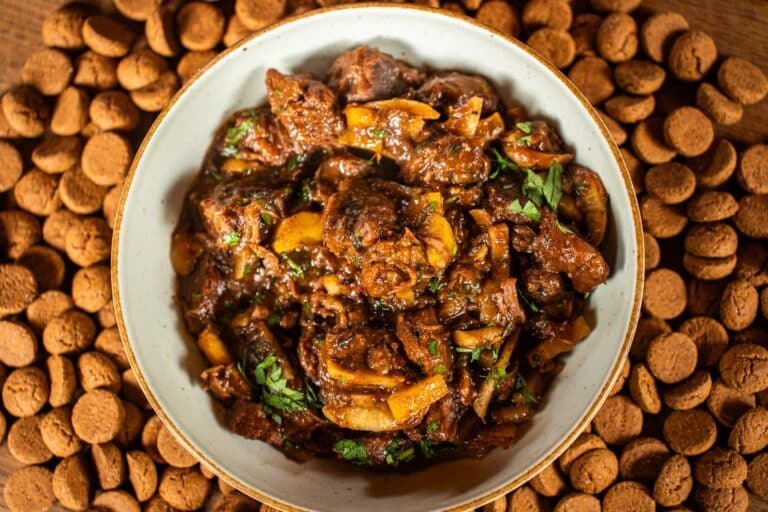 Pepernoten-stoofvlees-