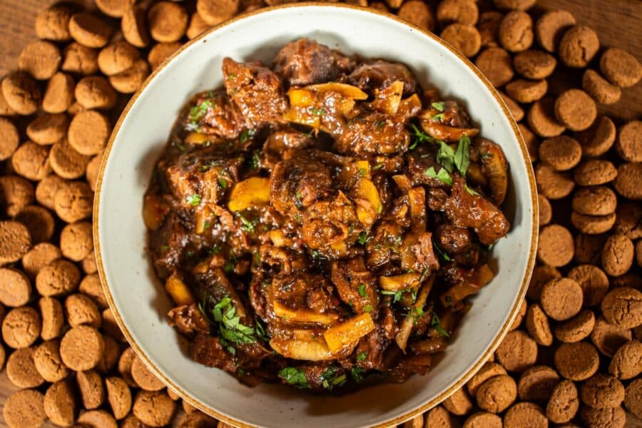 Pepernoten-stoofvlees-