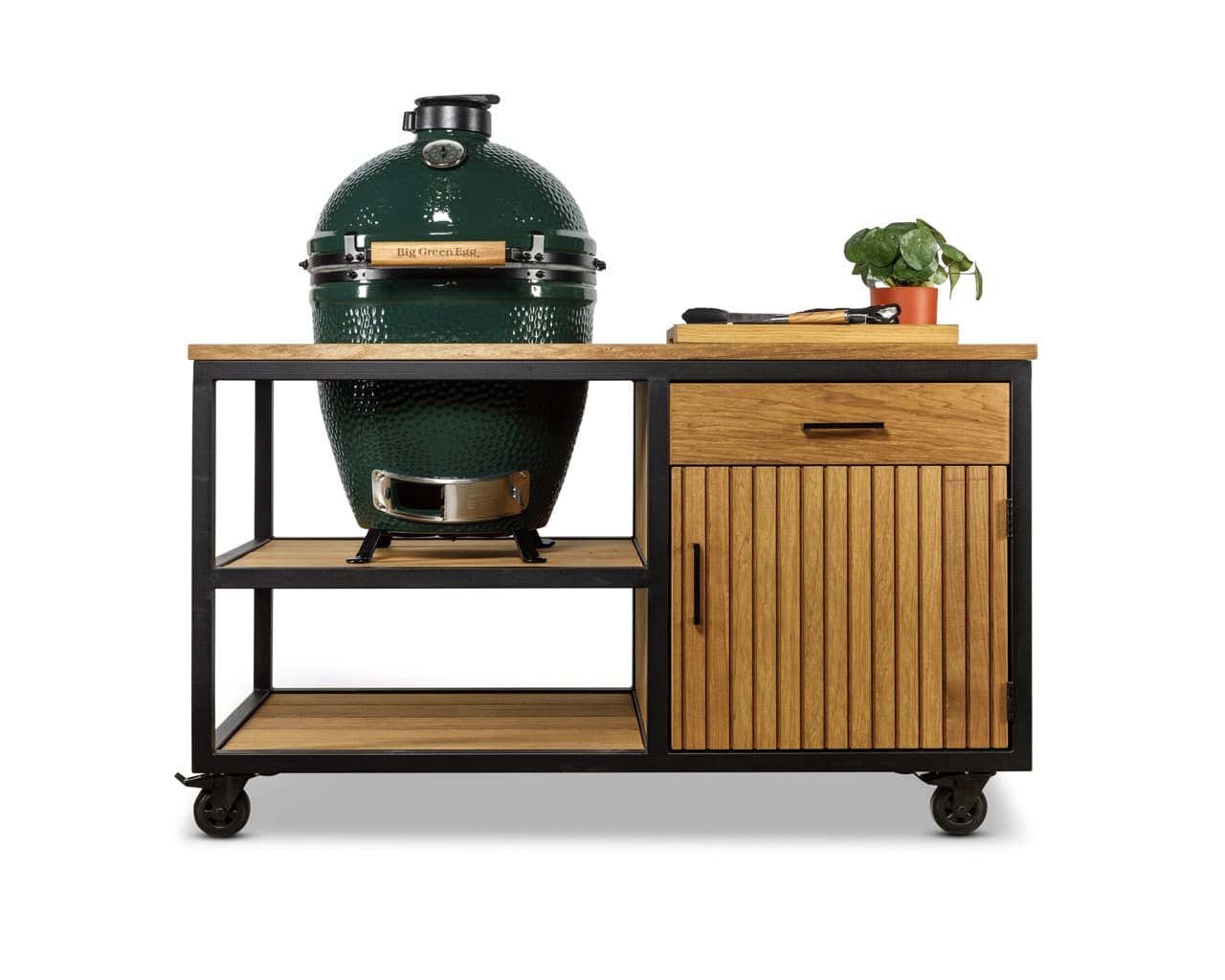 Buitenkeuken Austin Storage + Big Green Egg Large - BBQ Experience