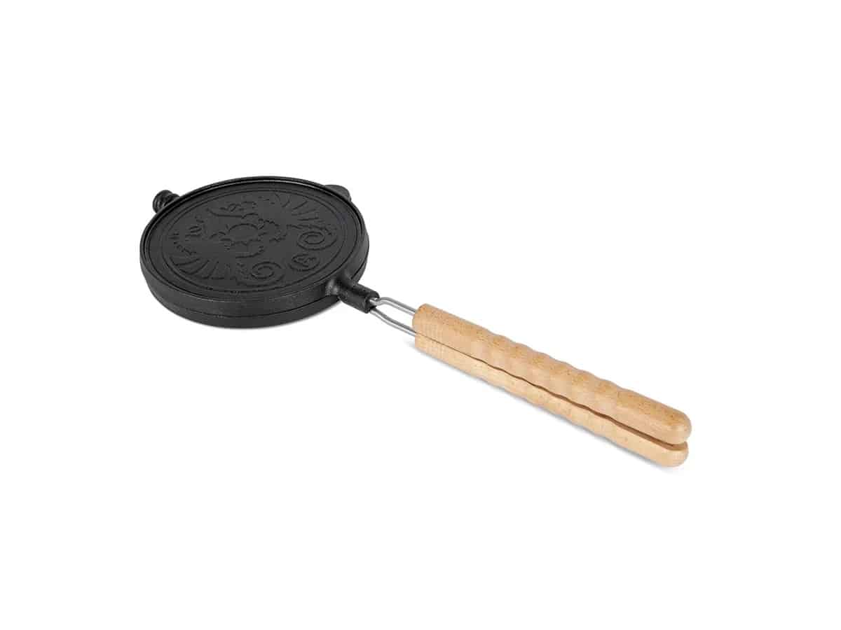 BBQExperience Gietijzeren Wafelijzer met draaiframe Petromax aanbieding