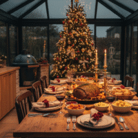 Vier de kerst rond de BBQ