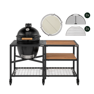 Big Green Egg The Onyx Large outdoor kitchen set