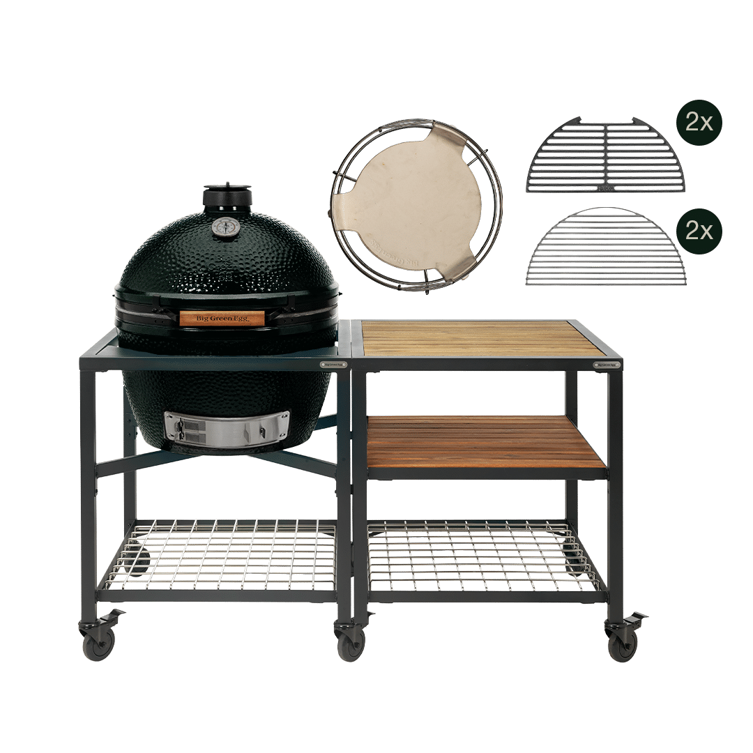 Big Green Egg The Onyx XL outdoor kitchen set - BBQ Experience Center