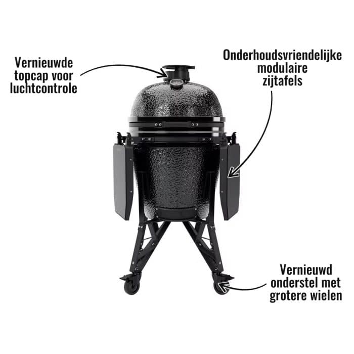 The Bastard Core Large compleet gloss - Vernieuwde topcap voor luchtcontrole, Onderhoudsvriendelijke modulaire zijtafels, Vernieuwd onderstel met grotere wielen